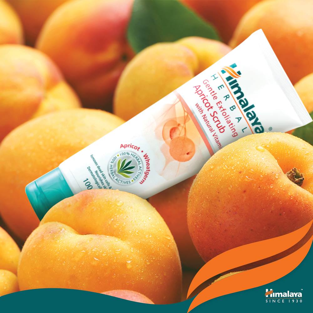 Tẩy tế bào chết trắng da mềm mịn từ quả mơ Himalaya Gentle Exfoliating Apricot Scrub 100g
