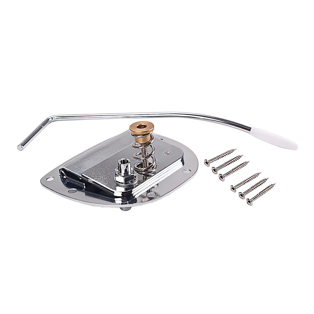 Sunnimix Đàn Guitar Tremolo Cầu Đuôi Cho Mustang/Jazz Chủ Phần Guitar