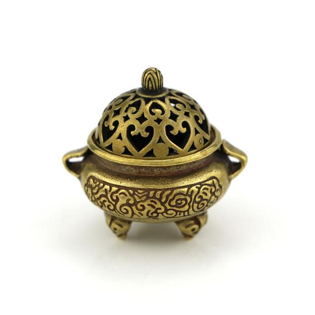 Lư đồng , đỉnh đồng tí hon cao 4 cm