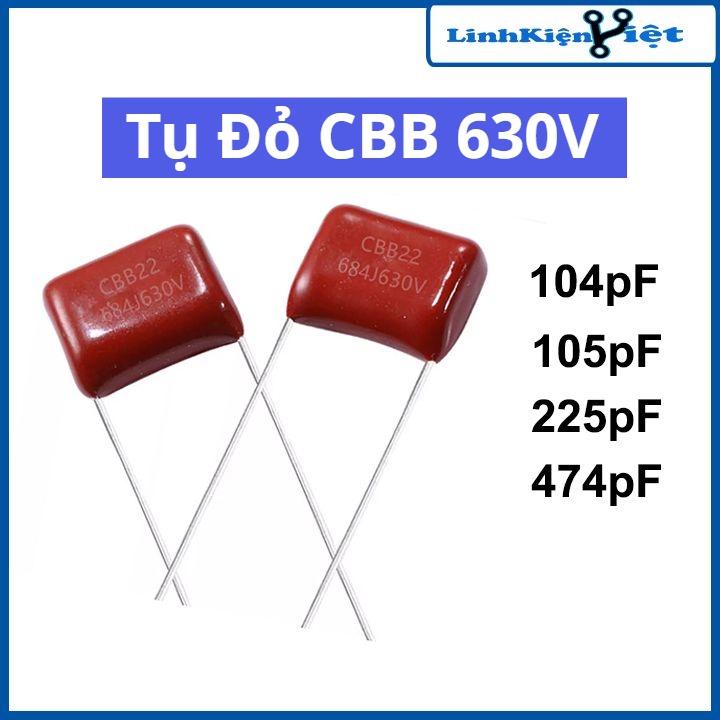 Tụ đỏ CBB 630V đủ giá trị