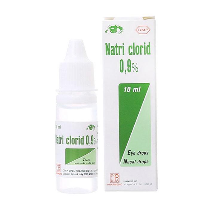 (10 CHAI)NATRI CLORID NƯỚC MUỐI SINH LÝ NHỎ MẮT, MŨI