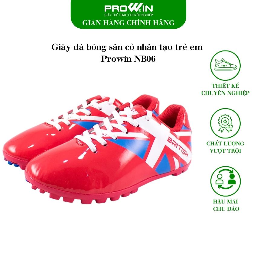 Giày đá bóng sân cỏ nhân tạo trẻ em Prowin NB06