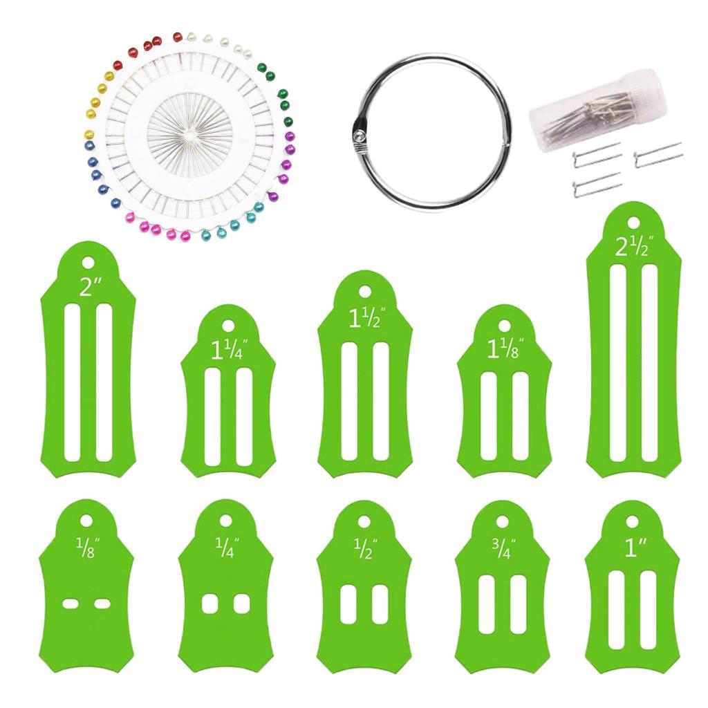 Jelly Roll Sasher Tool Kit Bias Tape Maker For Sewing Quilting DIY Strip Tools