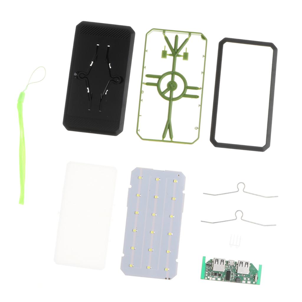 Solar Charger Power Bank 4000mAh Portable Dual USB Charger for Phones Green
