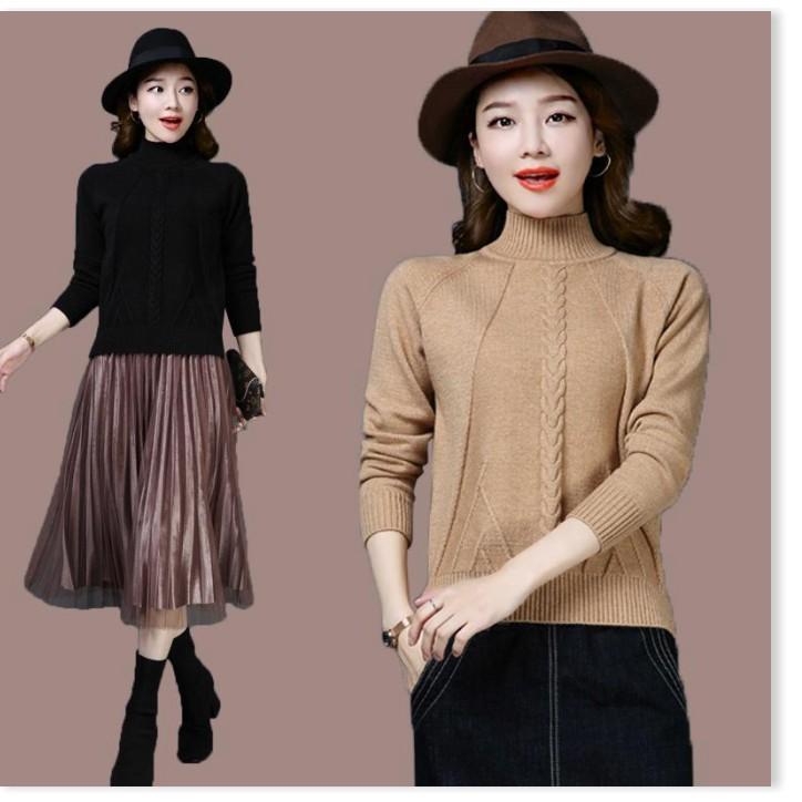 ÁO LEN NỮ THỜI TRANG PHONG CÁCH CHÂU ÂU A0014