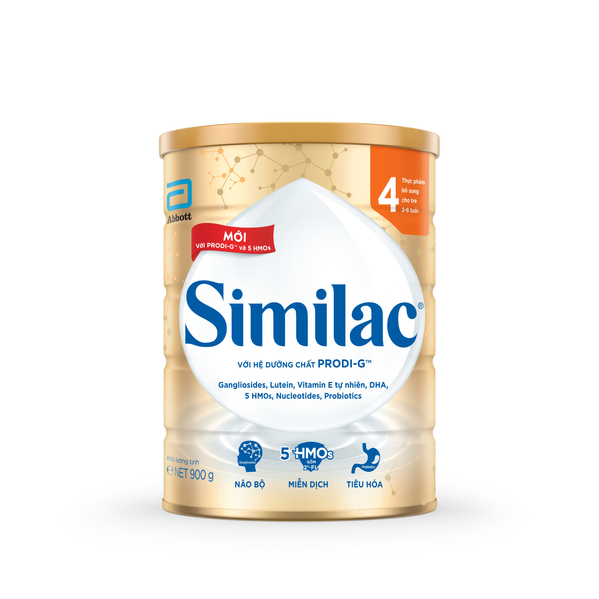 Lon Similac 4 900g (Dành cho trẻ 2-6 tuỗi) -  tặng Balo đồ chơi khoa học (quà tặng thay đổi theo từng đợt nhập hàng)