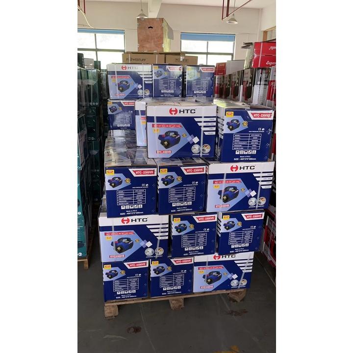 Máy xịt rửa xe motor đồng,công suất thực 2300W, áp lực 120 bar,12L/phút hiệu HTC2300-VR