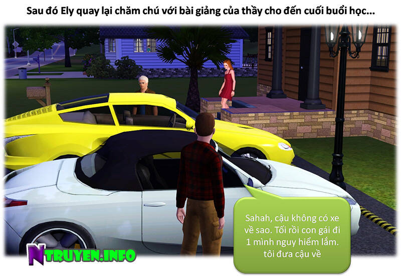 truyện sims - bí mật màu xanh chapter 2 36