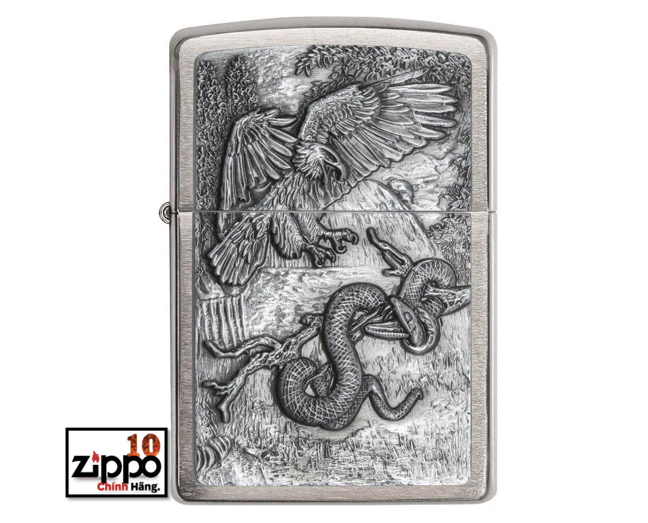 Bật lửa Zippo 29637 Eagle vs. Snake - Chính hãng 100%