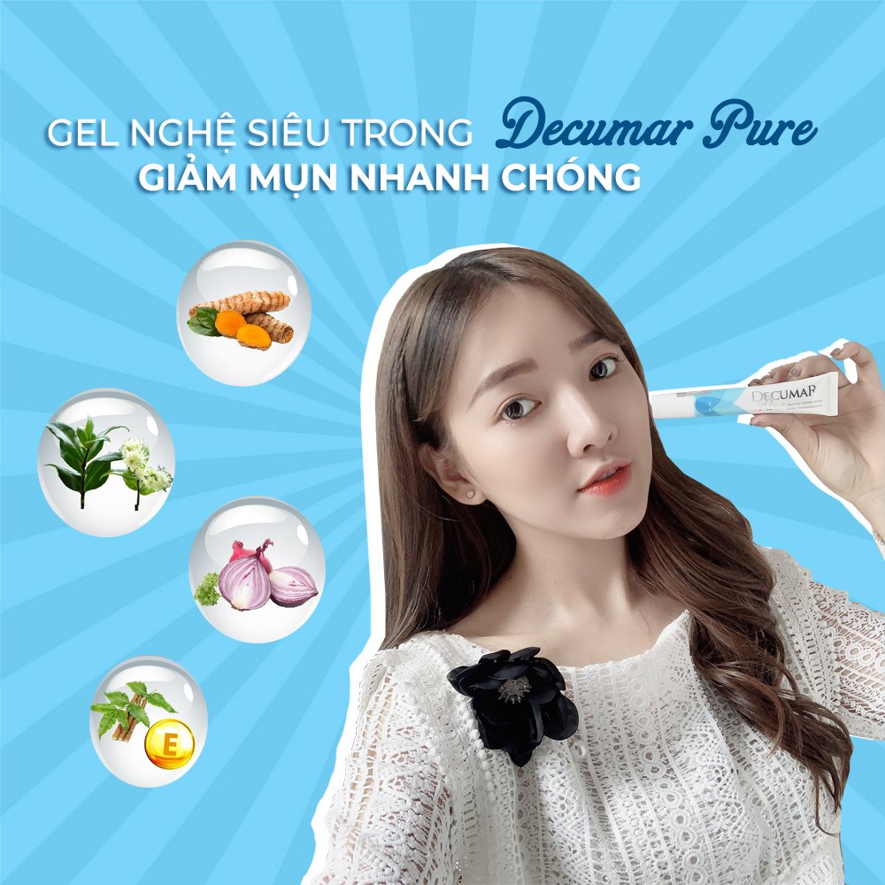 Gel ngăn ngừa mụn Decumar Pure