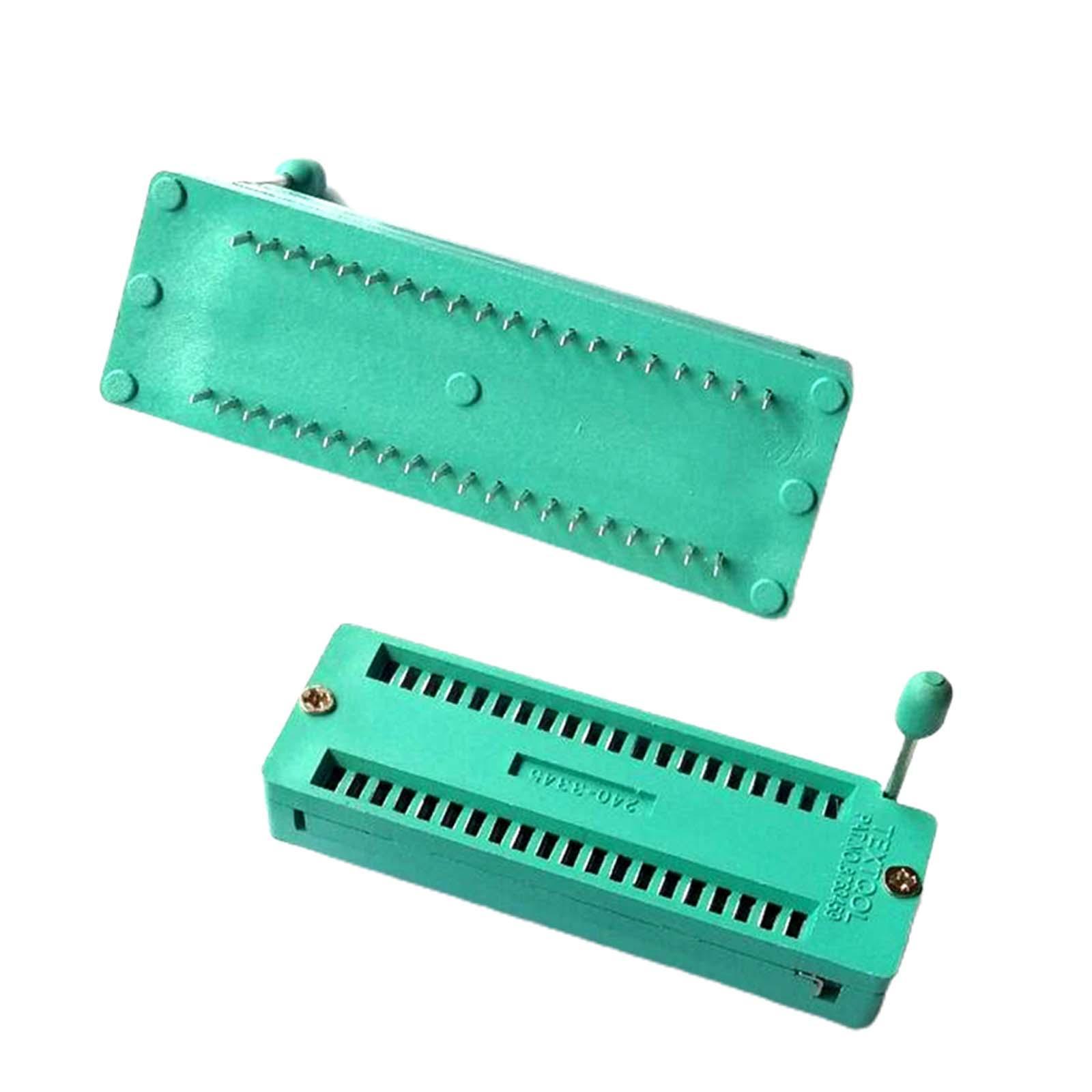 2Pcs 40 Pin Zif Dip IC Test Board Sockets, Universal IC Test Zif Sockets, Test Adaptor Universal Zif IC Sockets, for Circuit Board