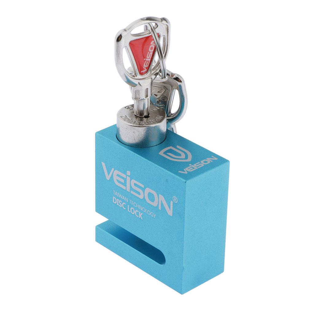 Xe Máy ATV Khóa Đĩa Chống Trộm Phanh Đĩa, Xanh Kim Loại