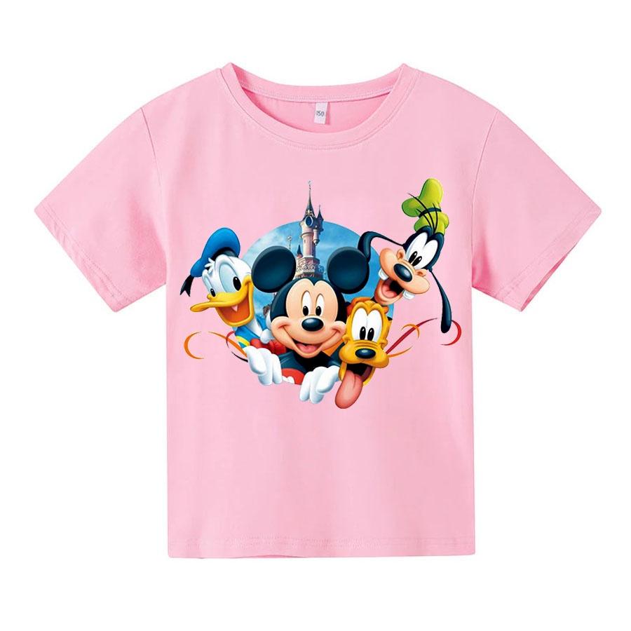 Áo thun trẻ em chuột mickey Có size người lớn, King Cotton