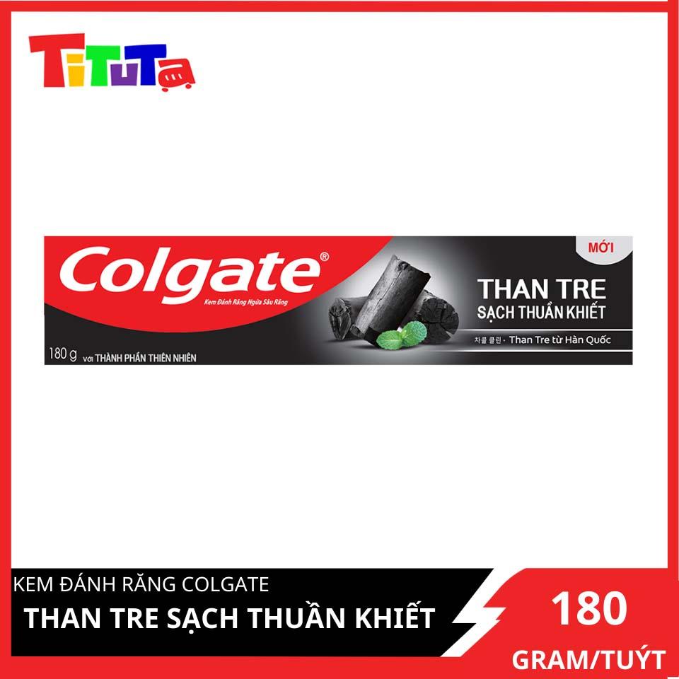 Kem đánh răng Colgate Thiên Nhiên kháng khuẩn từ than tre và bạc hà 180g