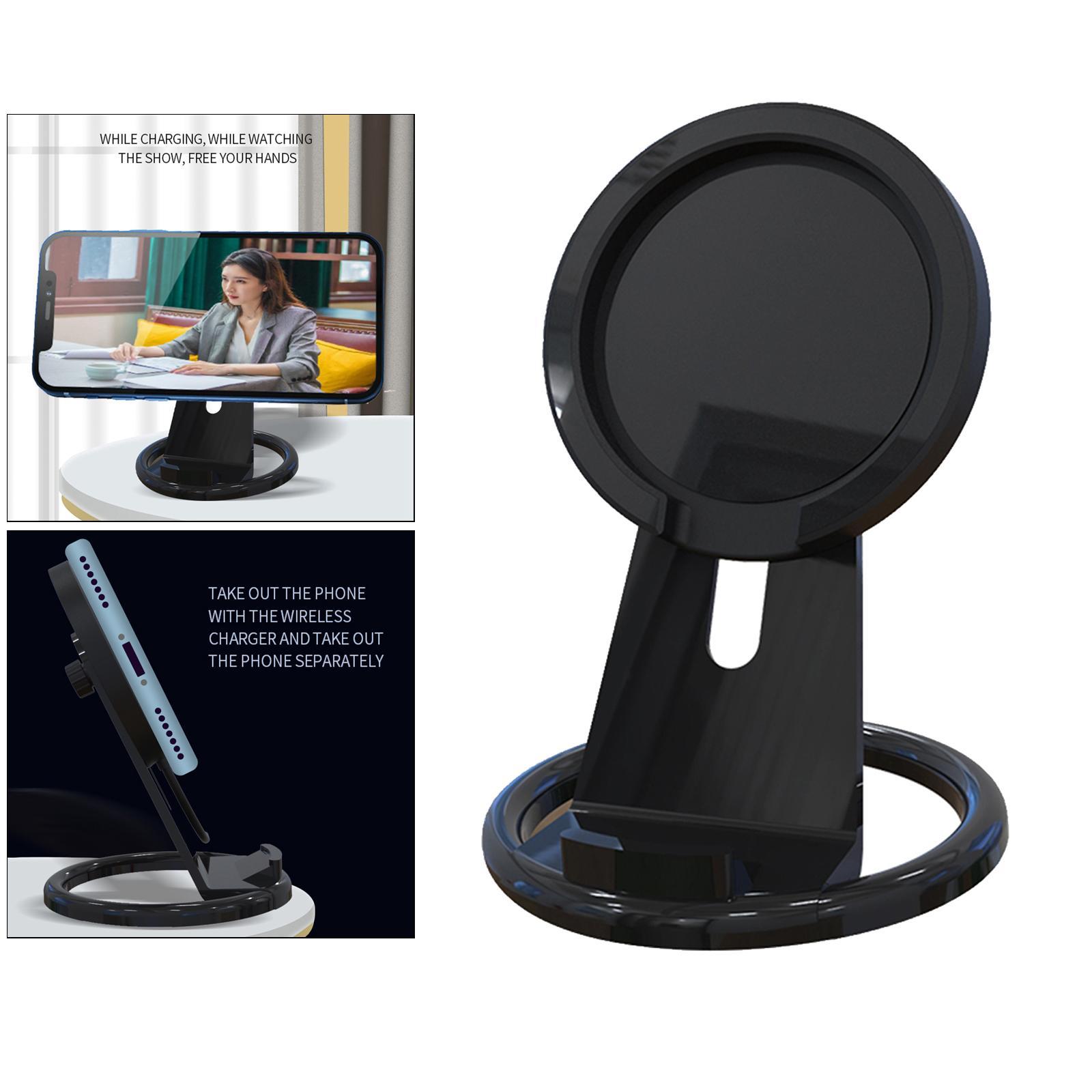 Wireless Charger Phone Holder Mount Adjustable Bracket for iPhone 12