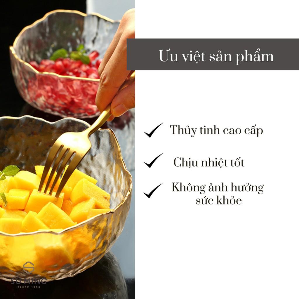 Bát Tô Thuỷ Tinh Đẹp đựng hoa quả ,thuỷ tinh chịu nhiệt