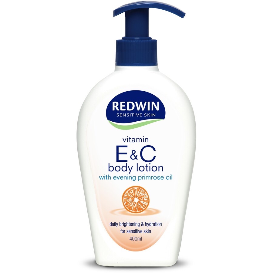 Kem Dưỡng Thể Redwin Vitamin E & C Body Lotion Mềm Min Sáng Da 400ml