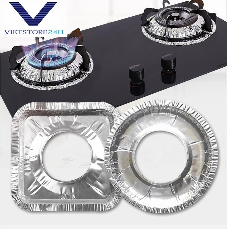 Bộ 10 giấy bạc lót bếp gas