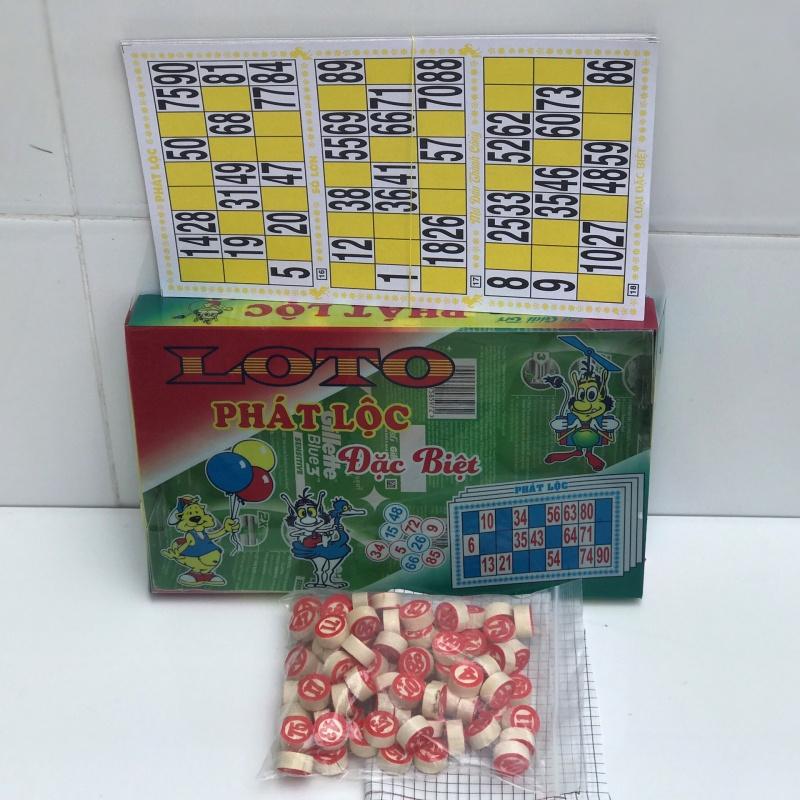 Bộ Đồ Chơi Cờ Lô Tô Bingo Lotto Việt Nhựa Cao Cấp