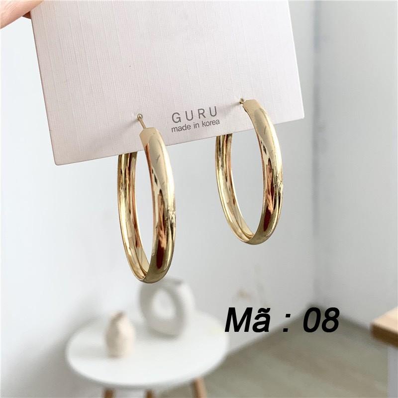 Bông Tai Thời Trang Phong Cách Hàn Quốc -Bông Tai Hợp Kim Vàng Xinh Xắn- Đính Đá Sang Trọng- Thời Trang Cá Tính