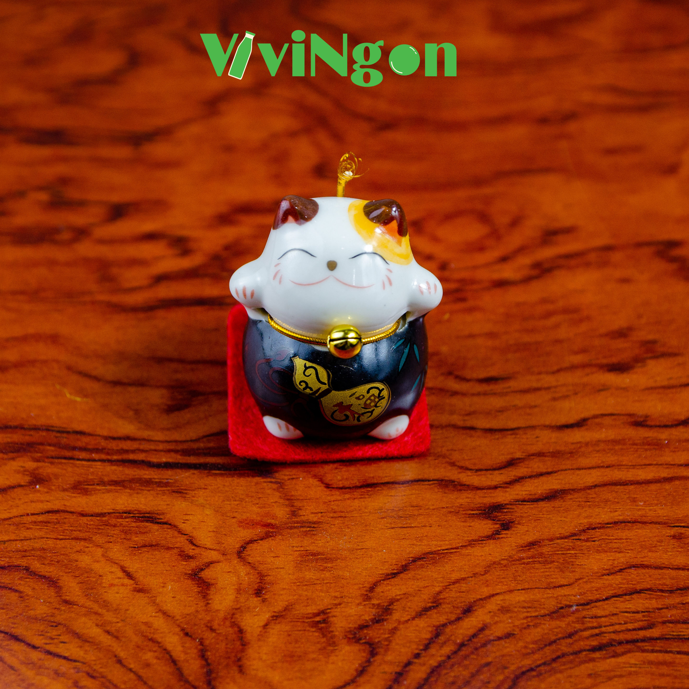 Mèo thần tài may mắn maneki neko chất liệu gốm sứ cao cấp - 5 màu sắc mang ý nghĩa phong thủy năm 2023, vivingon