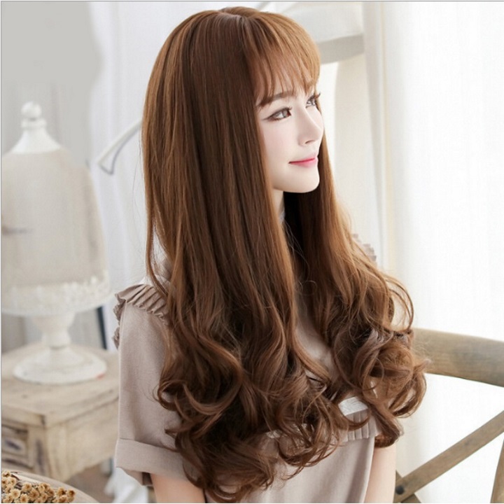 Tóc giả nữ hàn quốc tặng kèm lưới T178