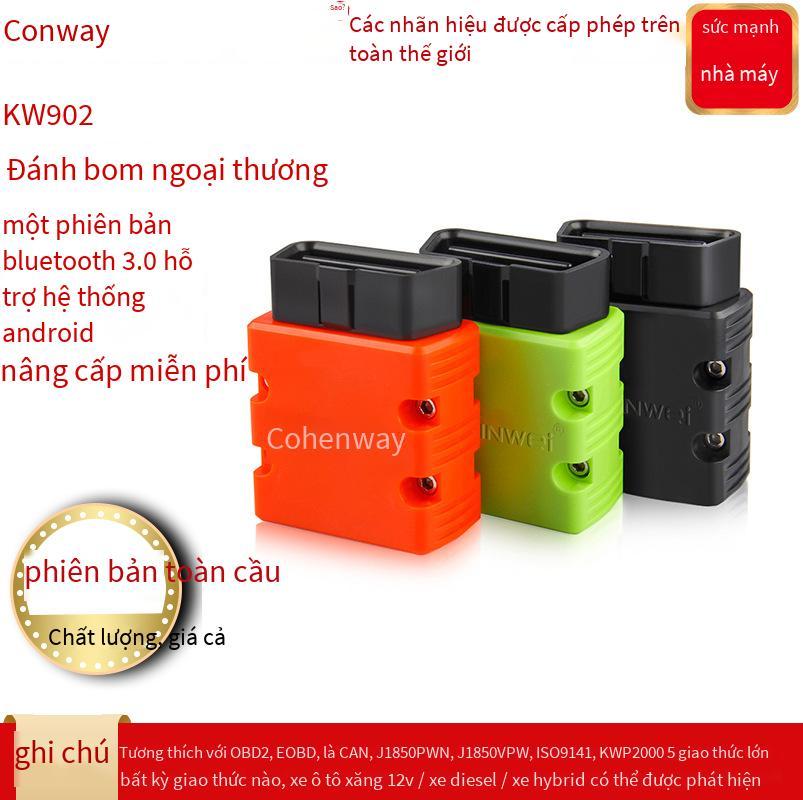 Phong cách mới nhất ANCEL AUTEL KONWEI KW902 ELM327 máy dò xe dụng cụ chẩn đoán xe máy tính lái xe