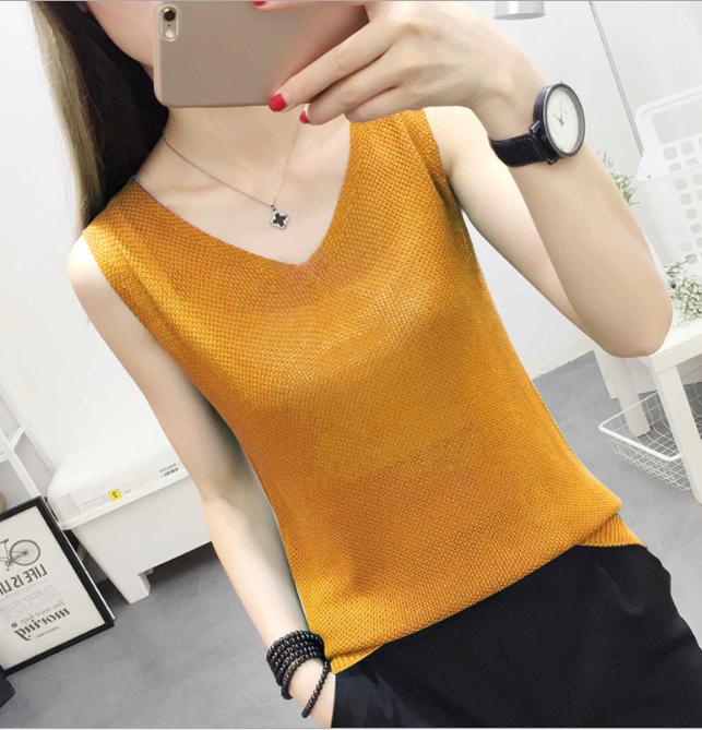 Áo len lụa mùa hè thoáng mát Free size AO2 nhiều màu