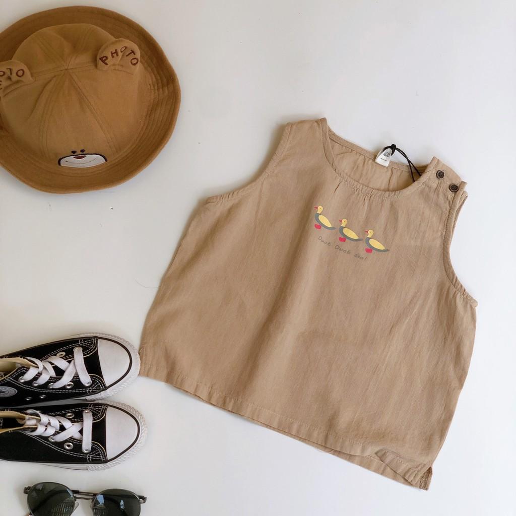 BL07 ÁO TANKTOP TRẺ EM - CPKID LINEN - CHẤT ĐŨI THOÁNG MÁT CHO BÉ