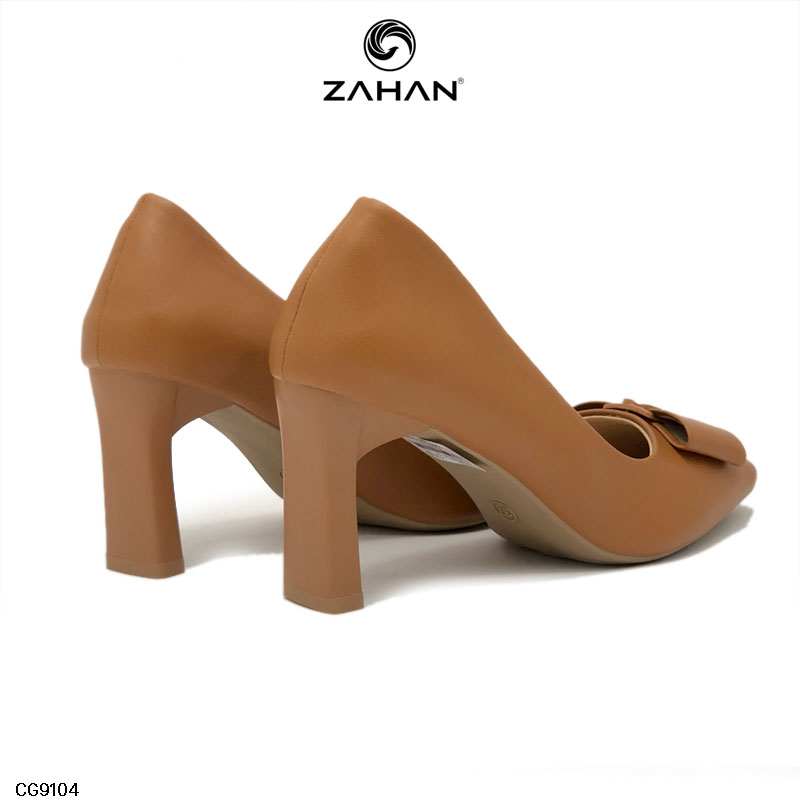 Giày cao gót mũi vuông, xích, 6cm CG9104