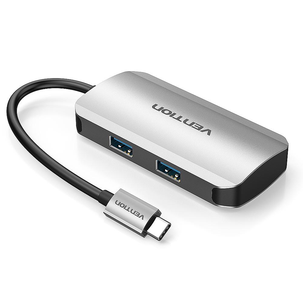 Bộ chuyển đổi HUB USB-C HUB Type-C sang 4 * USB 3.0 + PD Máy tính xách tay PC