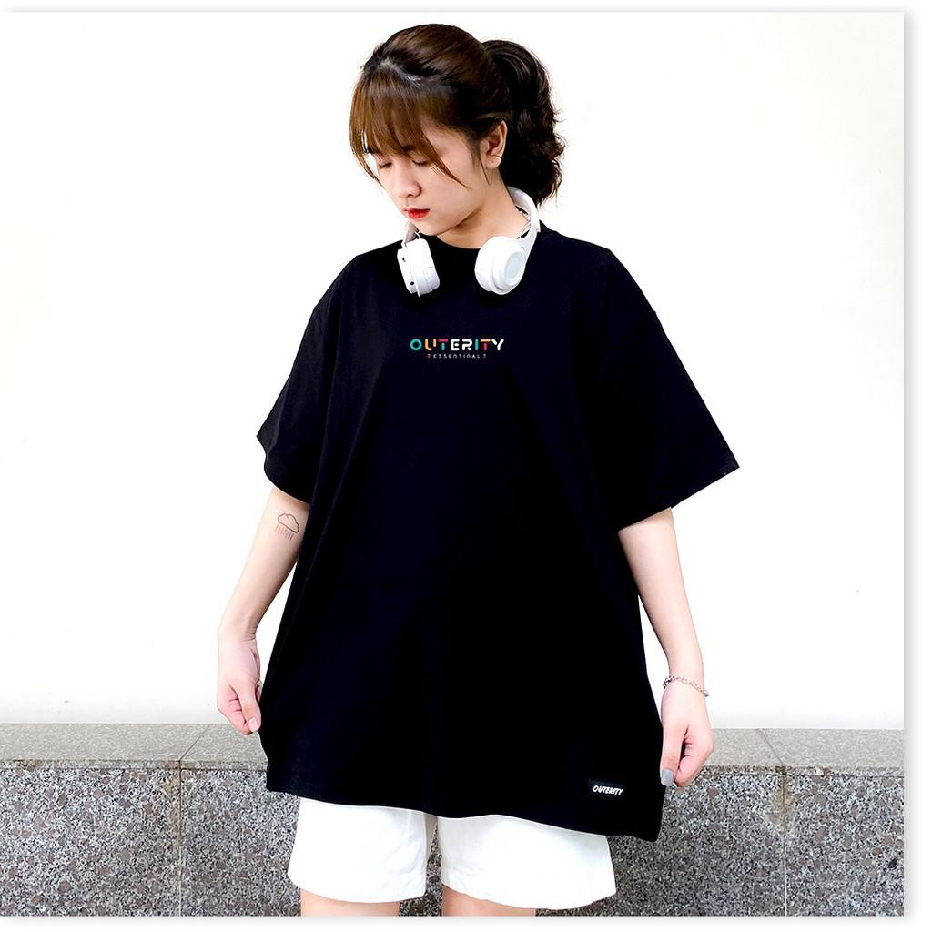 Áo Thun Nam Nữ OUTERITY Rainbow Unisex - Kiểu áo phông form rộng có regular và tay lỡ Ulzzang Nelly - Leevin Store