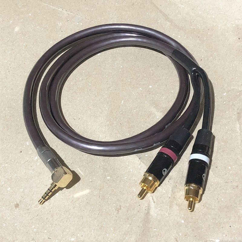 ROGTZ Dây Dây Livestream 3.5mm Bẻ Góc 90 Độ Ra 2 Đầu 6.5mm Dùng Cho Sound Card, Mixer Dài 1,5m - Hàng Nhập Khẩu