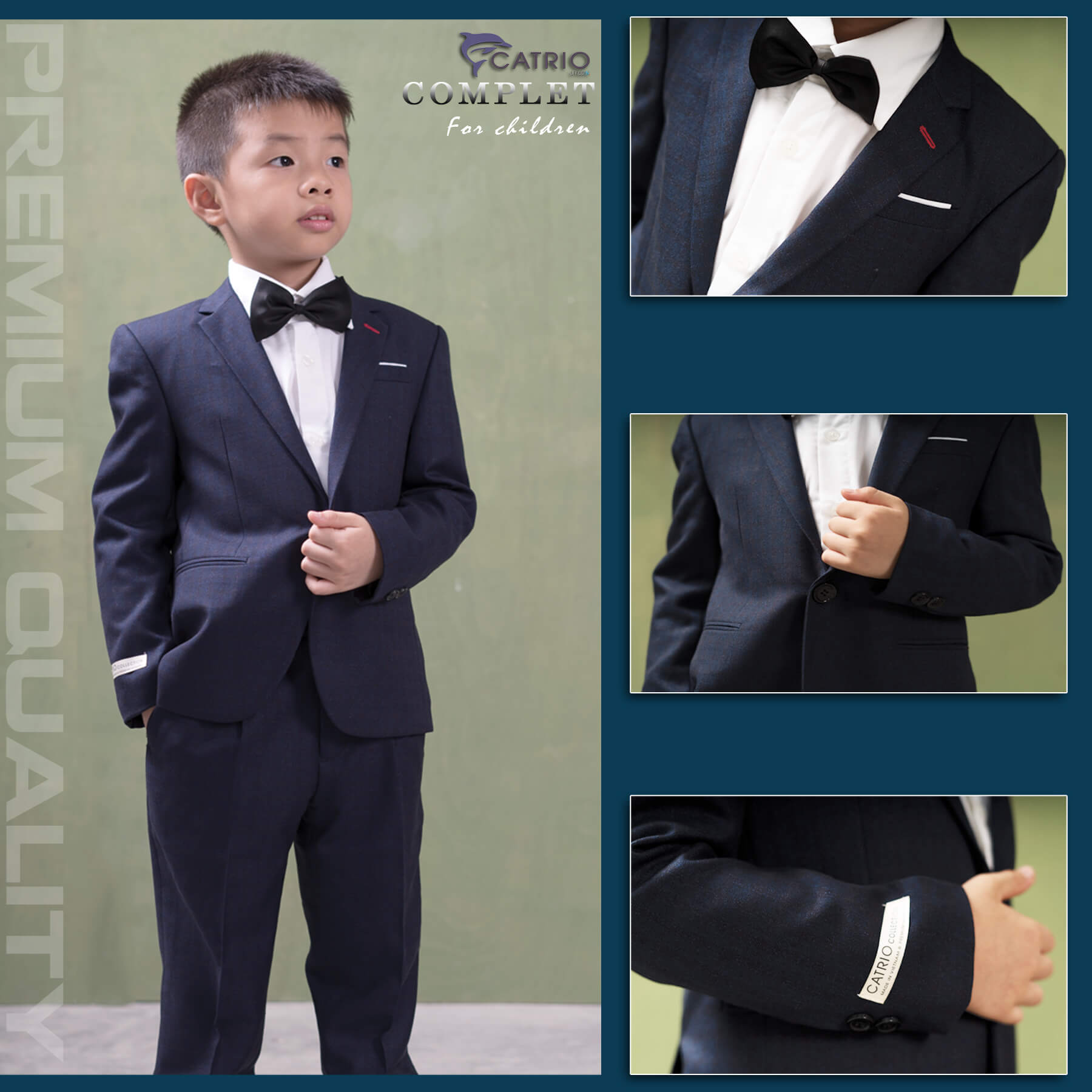 BỘ COMPLET TRẺ EM CATRIO ACT 683 CHO TRẺ EM TỪ 2 TUỔI ĐẾN 11 TUỔI THUỘC BST BỘ ĐỒ VEST QUẦN ÁO TRẺ EM CATRIO MÙA THU ĐÔNG NĂM 2021