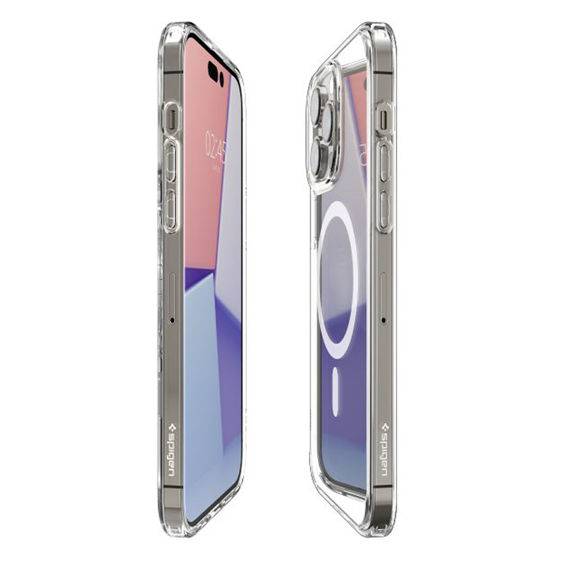 Ốp lưng SPIGEN dành cho iPhone 14 Pro Crystal Hybrid Magfit - Hàng chính hãng