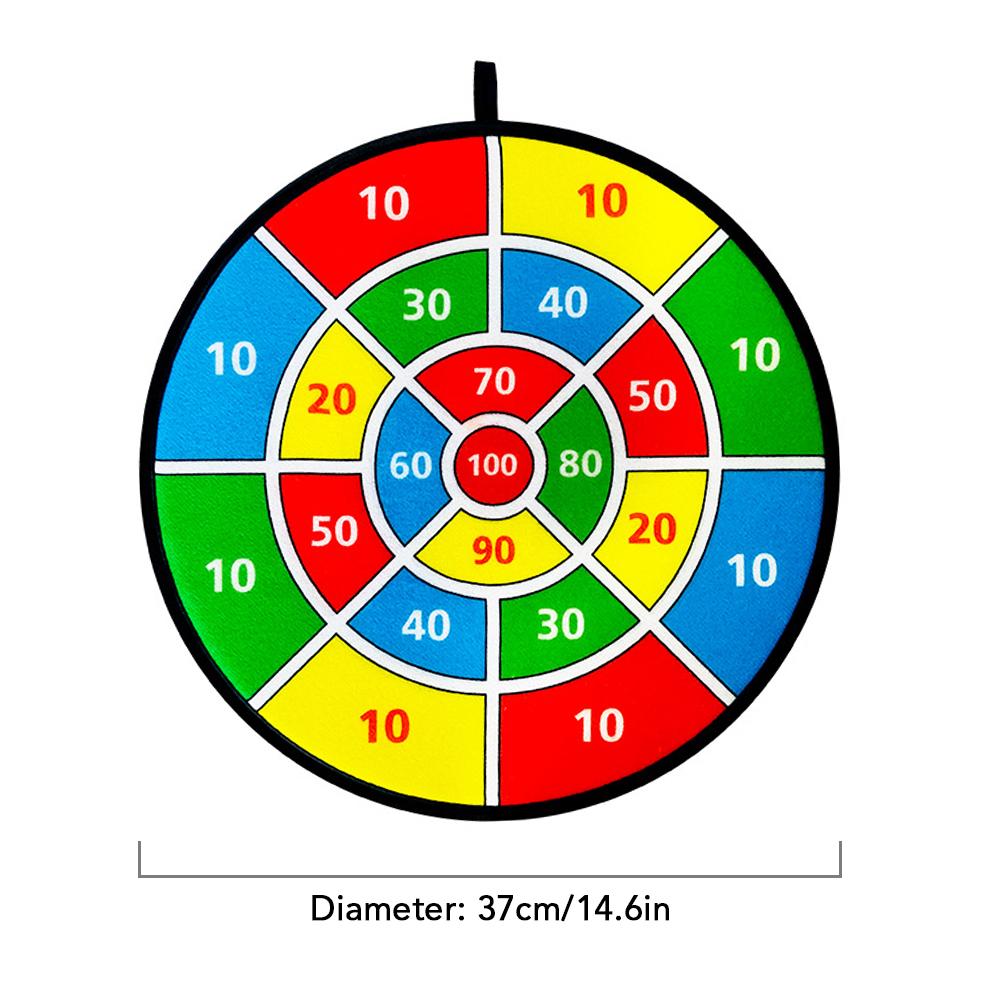 Bảng Phi Tiêu Có Số Đường Kính 37Cm / 14,6In Với 8 Quả Bóng Dính