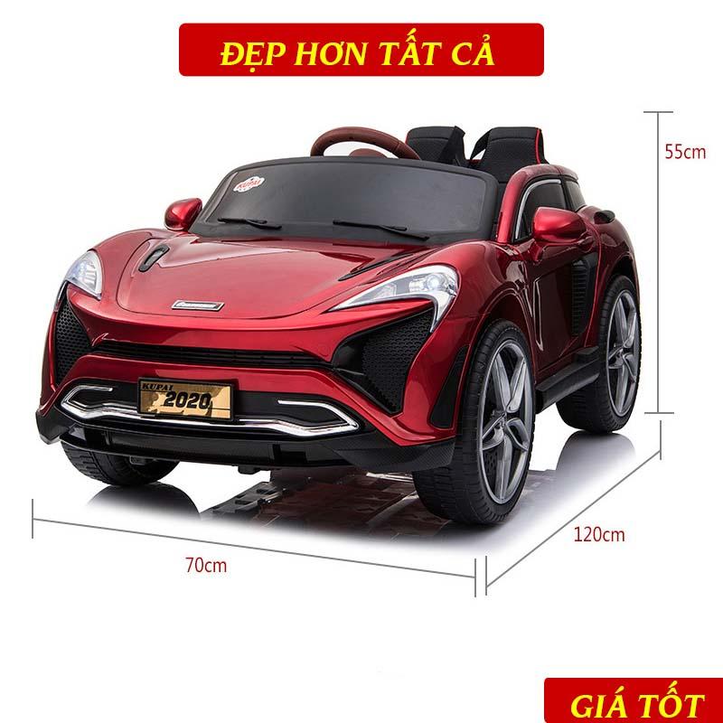 Xe Ô Tô Điện Trẻ Em Kupai 2020 Siêu Đẹp Cho Bé, Trọng Tải 70kg, Độ Bền Cao, Đầy Đủ Chức Năng