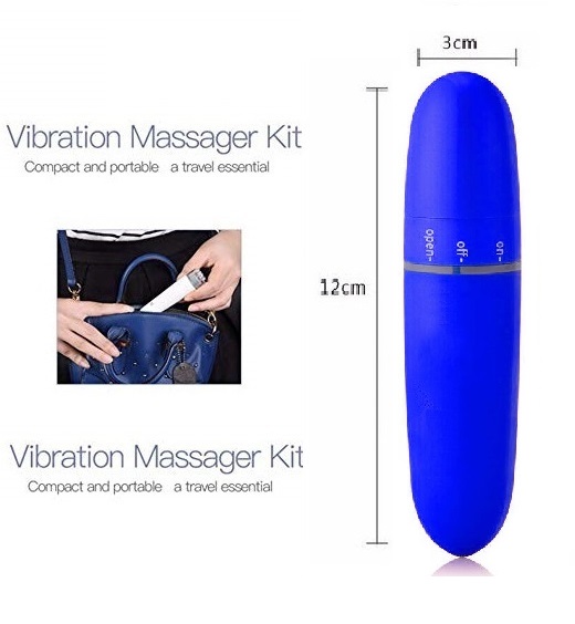 Dụng cụ Massage Mát Mạnh Rung Mạnh Cầm Tay Mini (Tặng Kèm 1 SP) - Electric Mini Vibrations Massage Pen (Màu Ngẫu Nhiên)