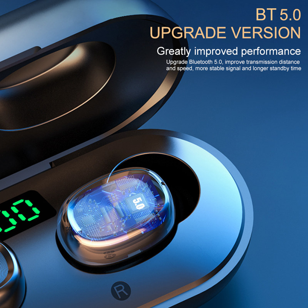 Tai Nghe Nhét Tai Không Dây TWS Bluetooth 5.0 Với Mic Nhấc Tai Nghe Ghép Nối Tự Động