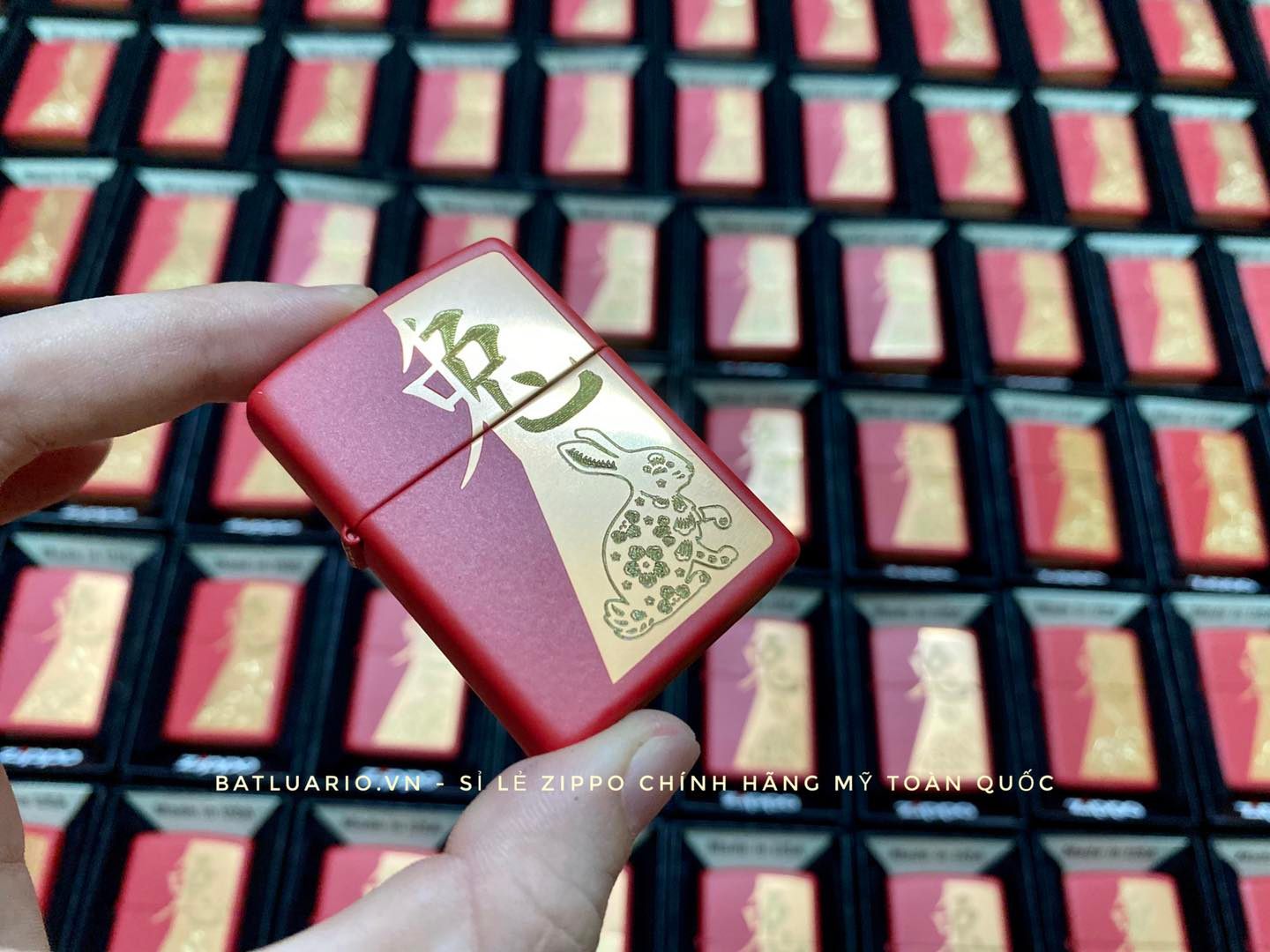 Bật Lửa Zippo 48282 – Zippo Year of the Rabbit Red Matte