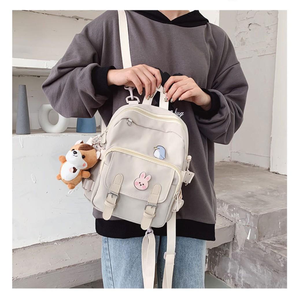 Balo Mini + TẶNG STICKER Balo Ulzzang cao cấp Chống Nước - B06