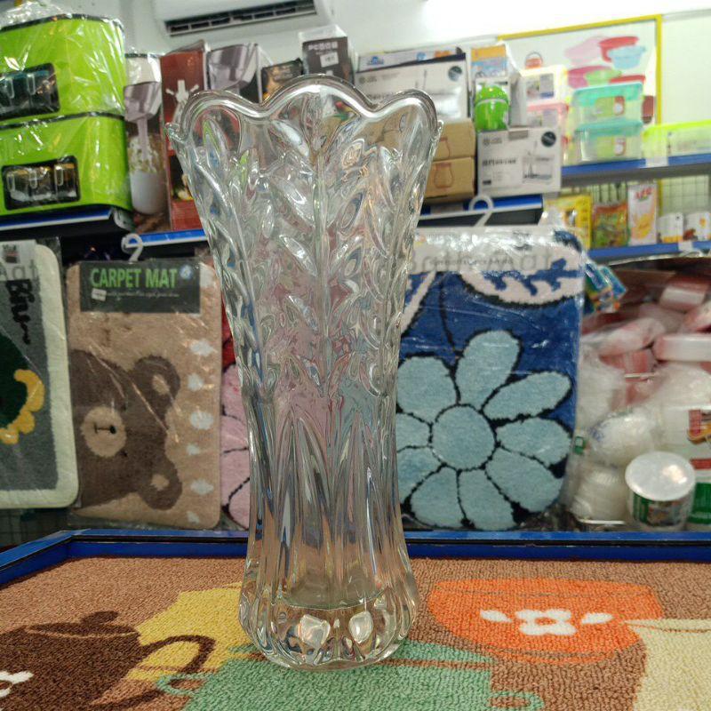 Bình bông thủy tinh trắng lớn