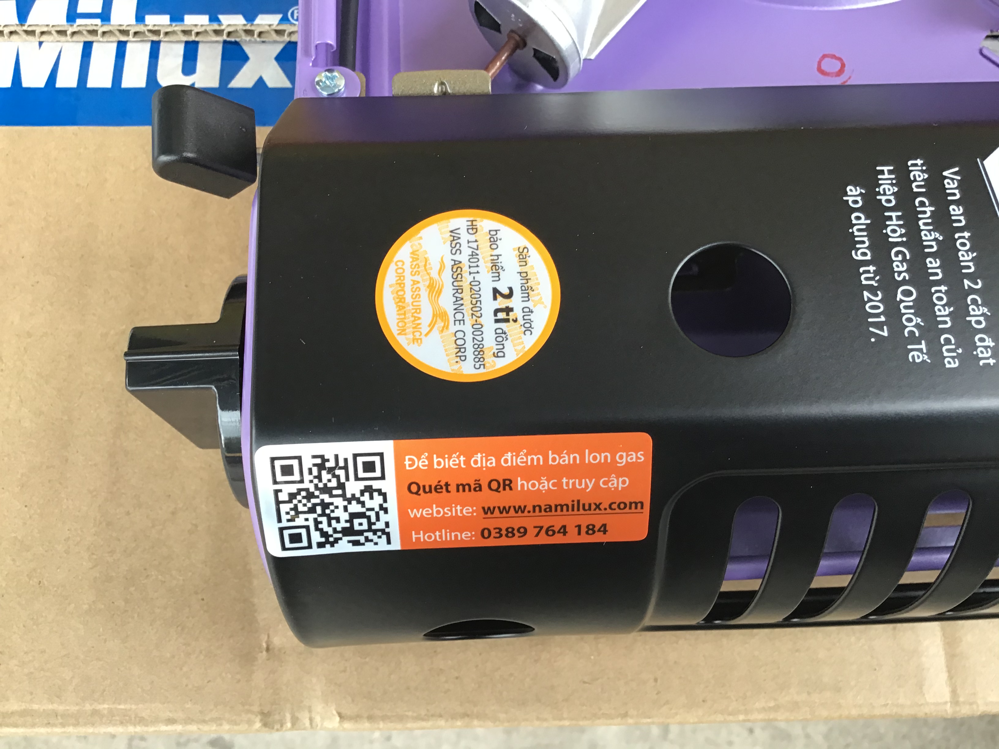 Bếp ga mini Namilux 2S Chống Nổ PL2021PF chính hãng