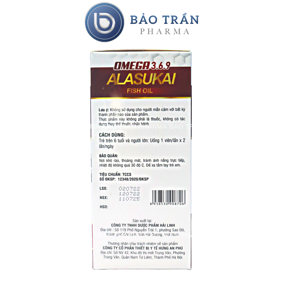 Dầu cá omega 369 cải thiện sức khỏe tim mạch, trí não