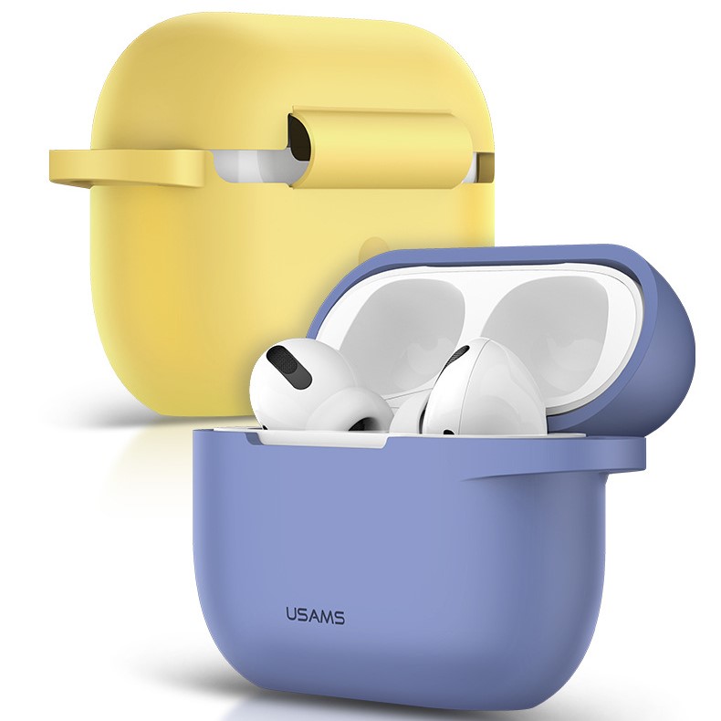 Airpods Pro Case Ốp Bảo Vệ Silicon Cho Airpods Pro Hiệu Usam_Hàng Nhập Khẩu