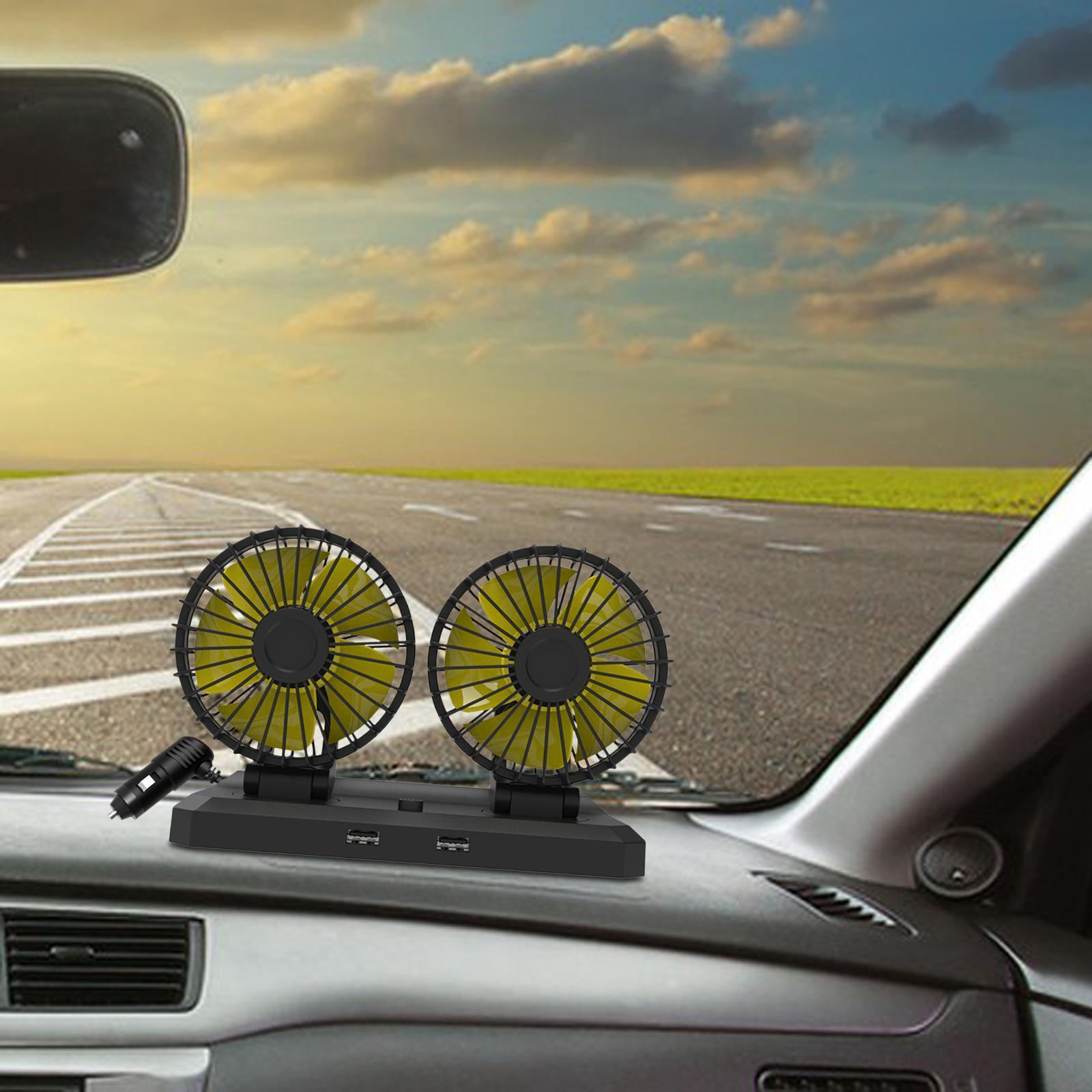 Mini Car Fan 12V