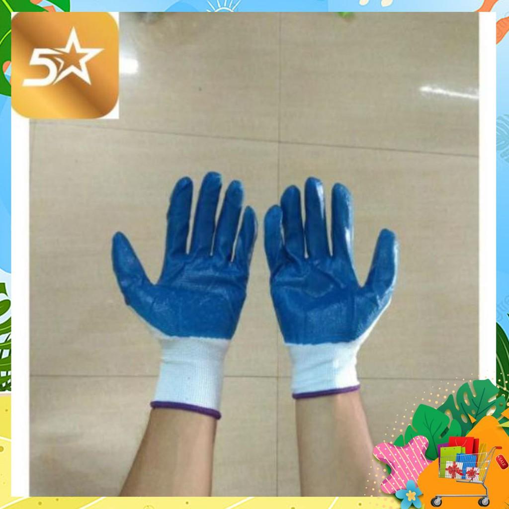 Găng tay sơn xanh hàng ĐẸP giá 1 đôi