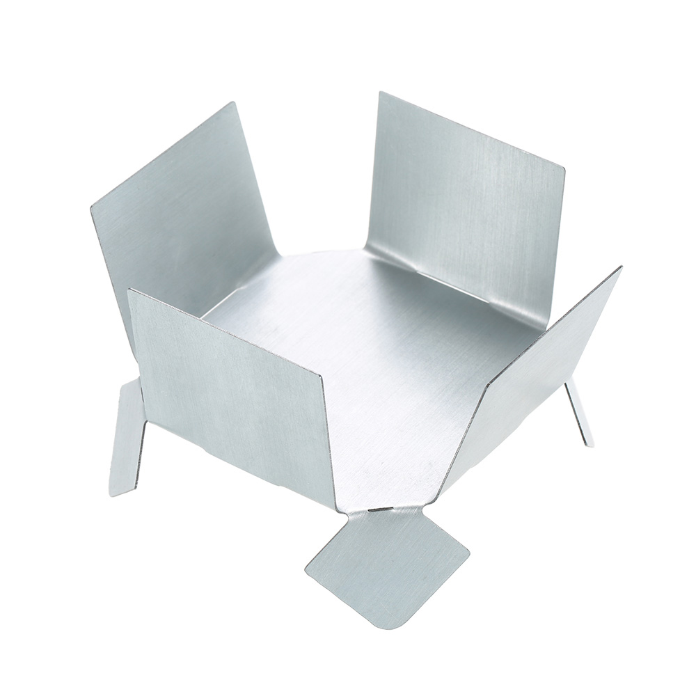 Dụng Cụ Giữ Nồi Di Động Bằng Thép Không Gỉ Có Thể Gấp Được Có Khay Đốt Nhiên Liệu