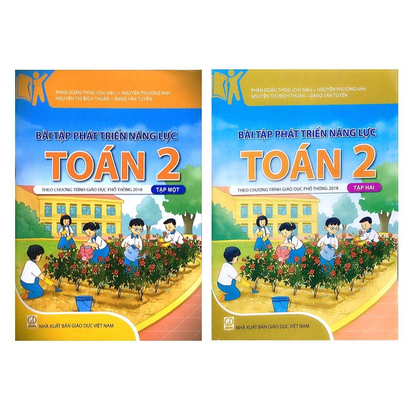 Sách - Combo Bài tập phát triển năng lực môn Toán lớp 2 (2 tập) - Theo chương trình giáo dục phổ thông 2018