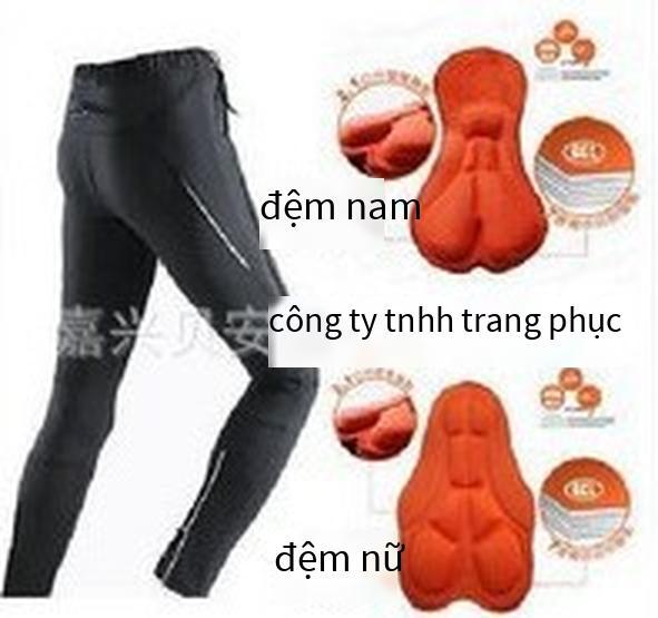 Phong cách mới nhất quần đi xe đạp đệm cưỡi quần áo quần đệm quần đi xe đạp đệm quần đệm ba môn phối hợp quần đệm